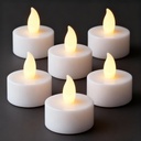 ZAYO LED TEALIGHT PACK OF 6 BATTERY