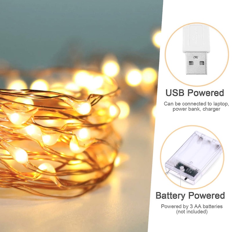ZAYO LED FAIRY STRING LIGHT WARM WHITE 5M
