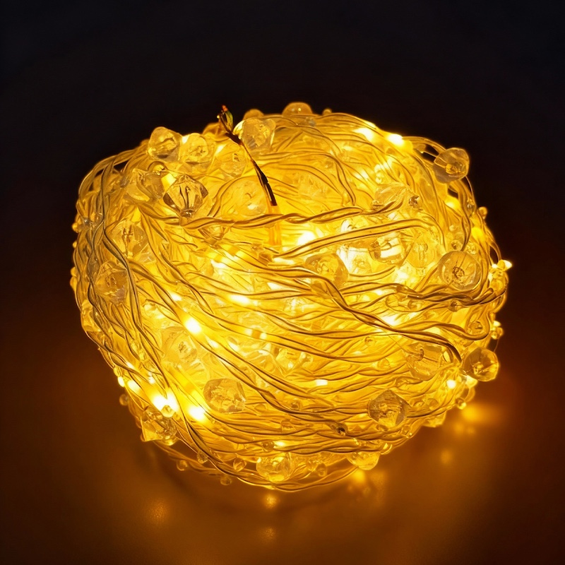 ZAYO LED CURTAIN CRYSTAL LIGHT  WARM WHITE 3MX2M