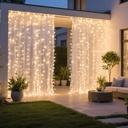 ZAYO LED CURTAIN LIGHT WARM WHITE 6MX2M