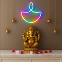ZAYO LED DIYA LIGHT  MULTICOLOUR 30CM