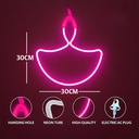 ZAYO LED DIYA LIGHT PINK 30CM