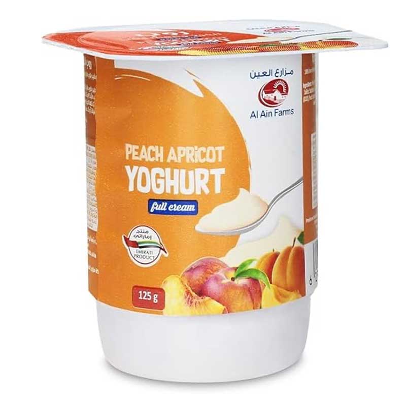 AL AIN STIRRED PEACHAPRICOT YGT 125GM