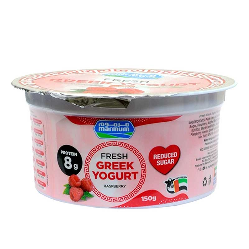 MARMUM GREEK YOGHURT RASBERRY 150GM