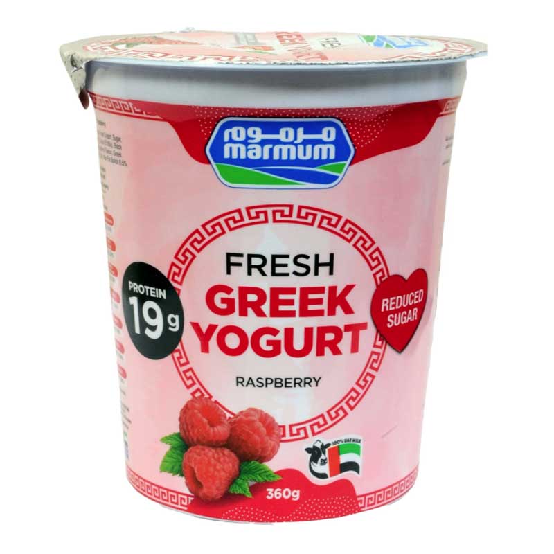 MARMUM GREEK YOGURT RASPBERRY 360GM