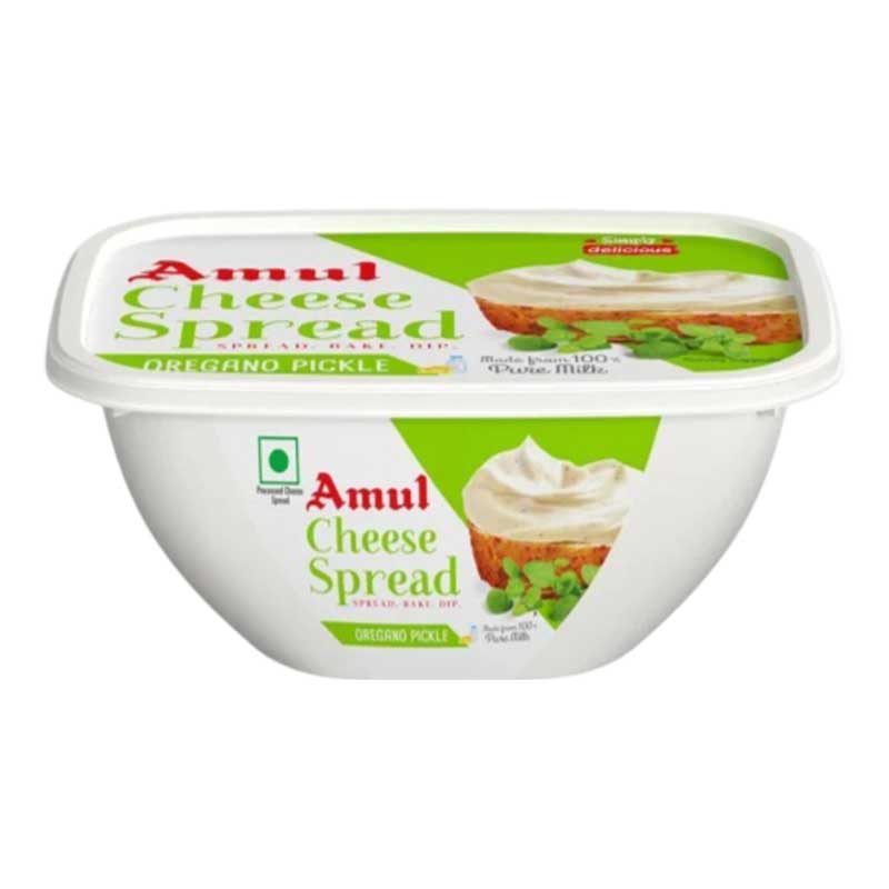AMUL CHEESE SPREAD OREGANO PICKLE 200GM