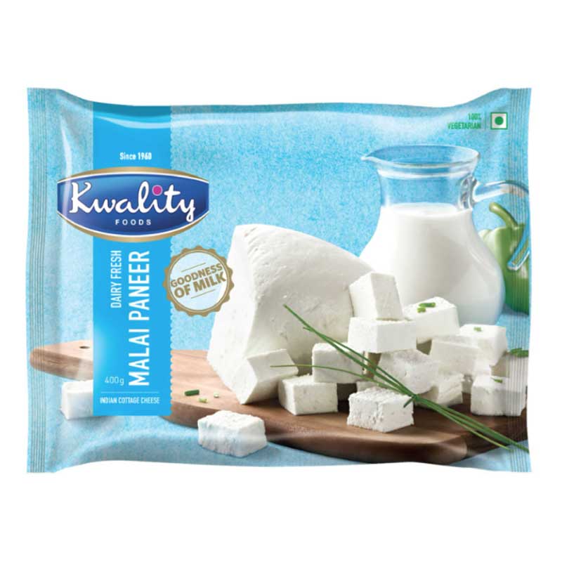 KWALITY PANEER CUBES 400GM