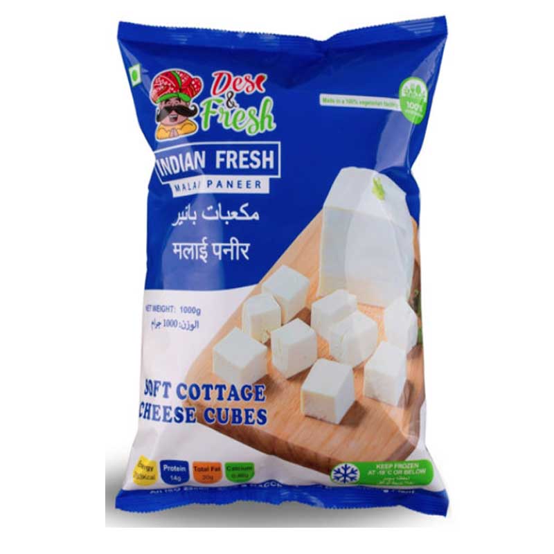 DESI &amp; FRESH FROZEN MALAI PANEER 1KG
