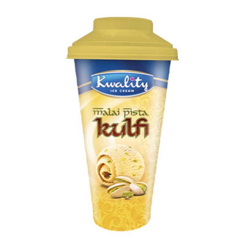 KWALITY MALAI PISTA KULFI CONE 125 ML