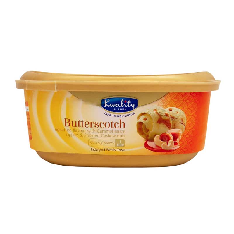 KWALITY CARAMAL BUTTER SCOTCH 1LTR