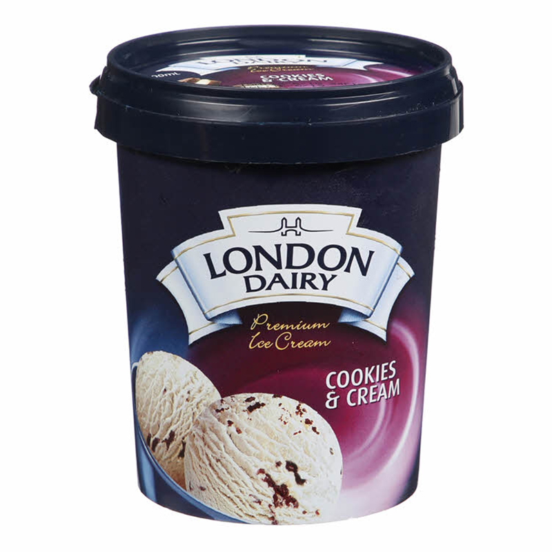 LONDON DAIRY COOKIES &amp; CREAM 500ML