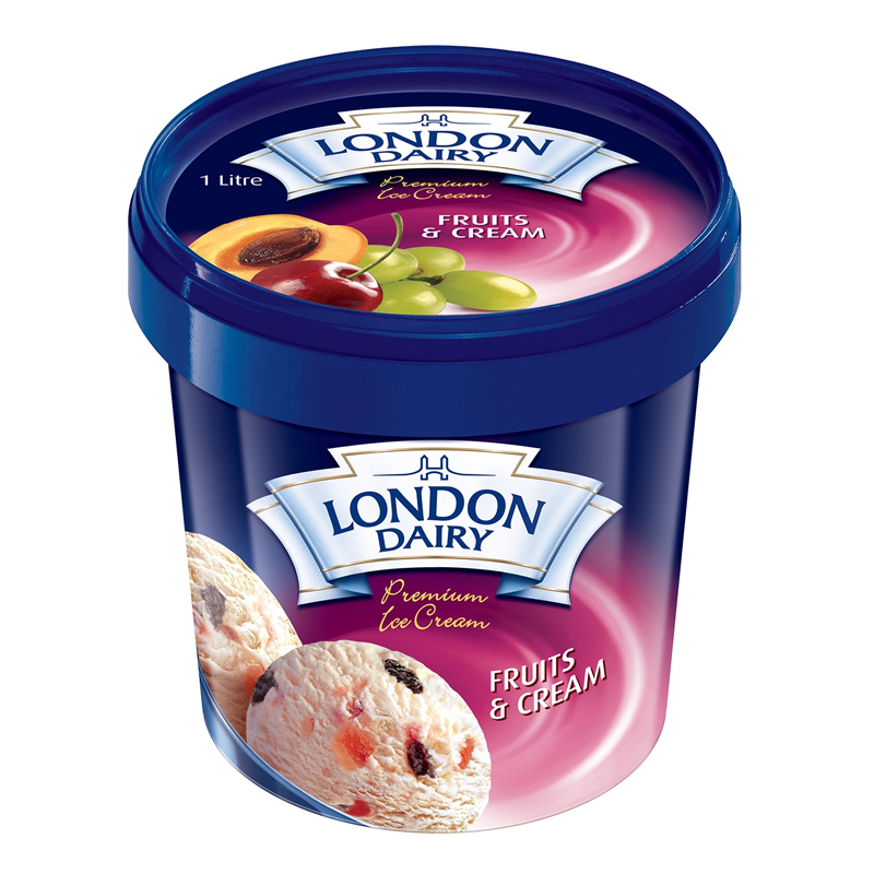 LONDON DAIRY FRUIT &amp; CREAM 1KG