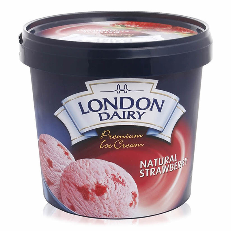 LONDON DAIRY NAT STRWBRY 1LTR