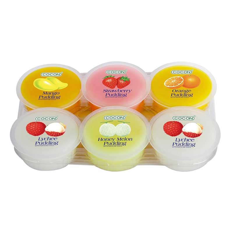 COCON PUDDING ASST 6X80GM