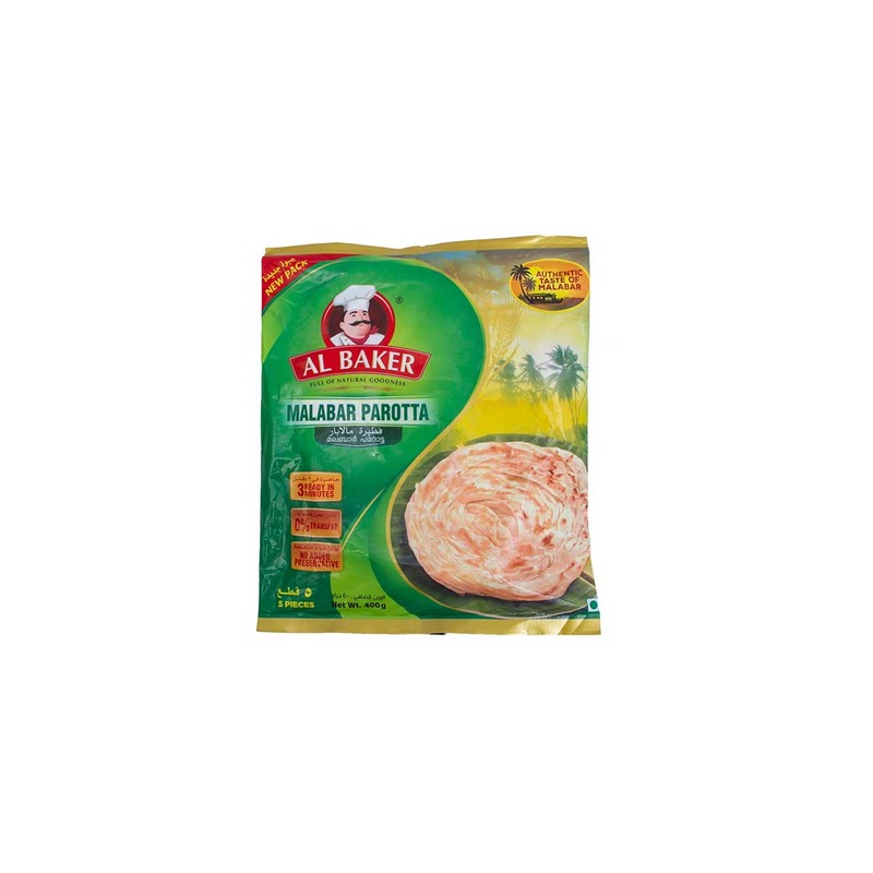 AL BAKER MALABAR PARATHA 2X400GM