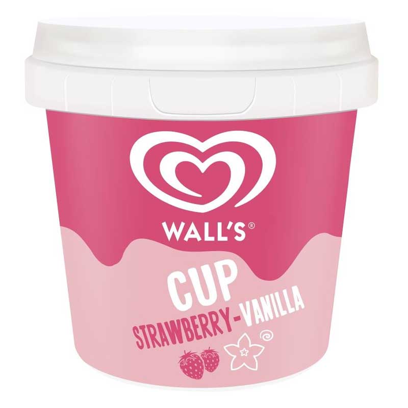 ALGIDA  CUP STRAW VANILLA  100ML