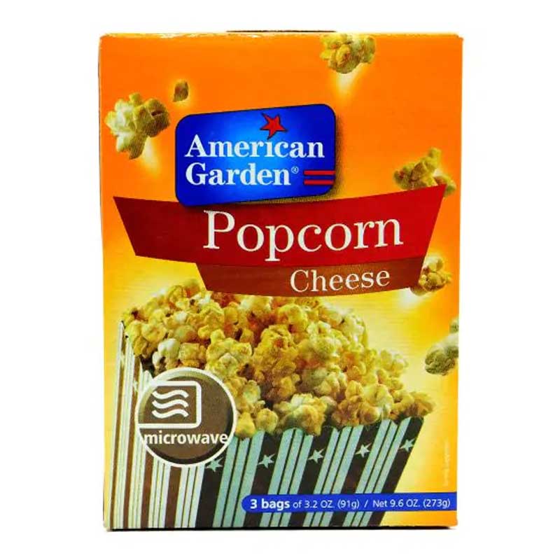 AMERICAN GARDEN PCORN MW CHEESE 3x3.2OZ