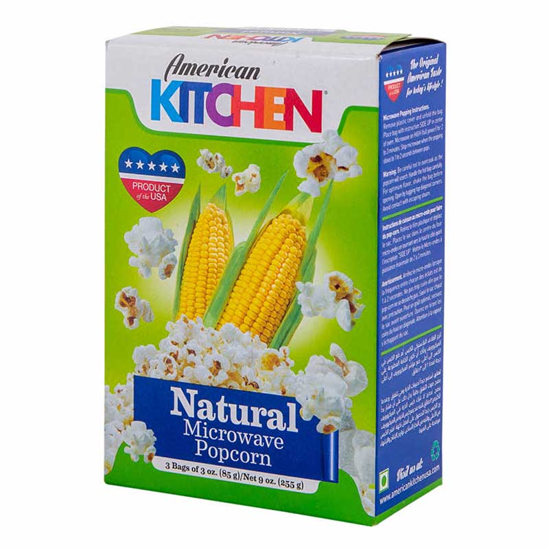 AMERICAN KTCHEN MW POPCORN NATURAL 3OZ