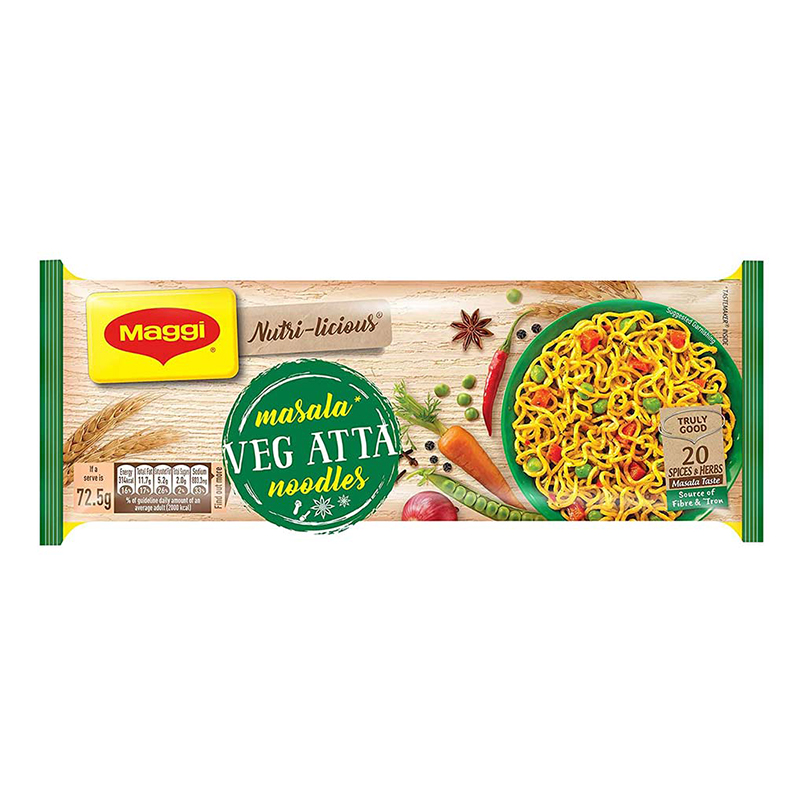 MAGGI VEG ATTA NOODLES 290GM