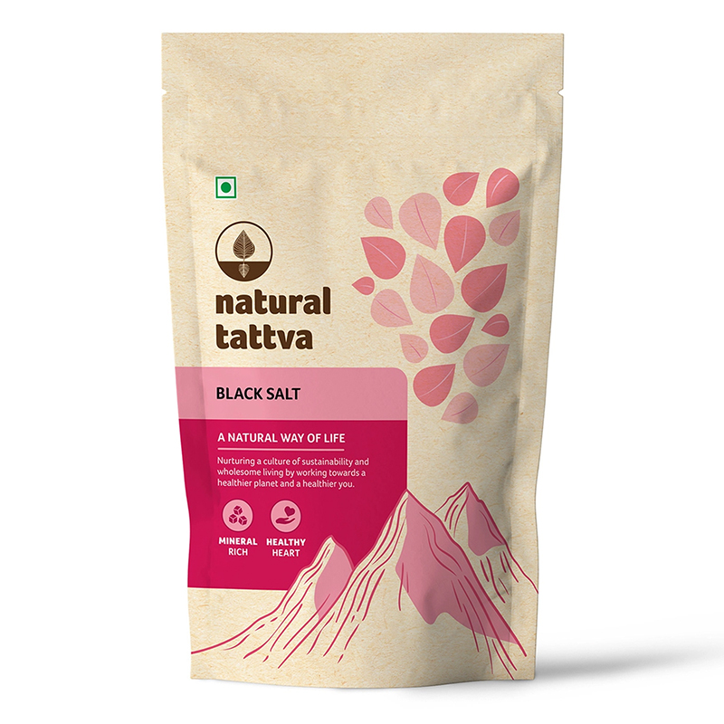 NATURAL TATTVA BLACK SALT 500GM