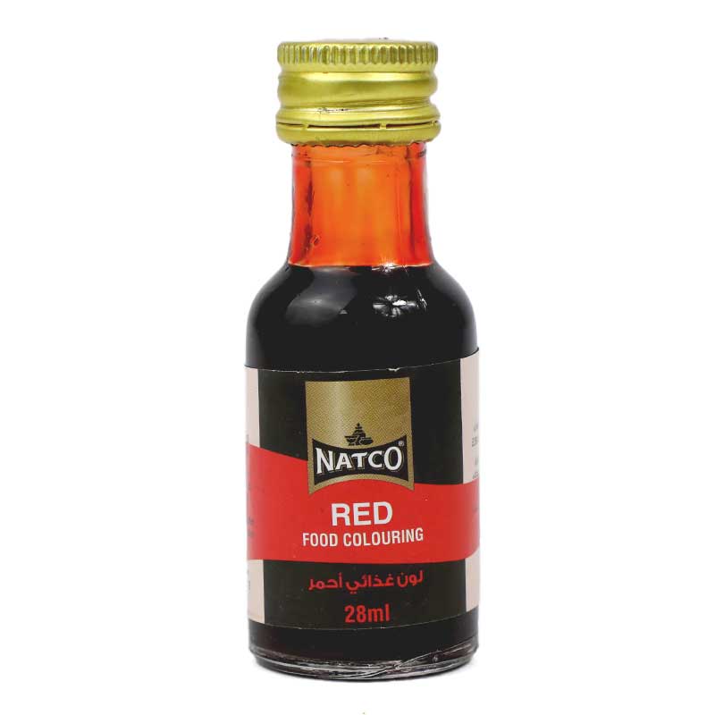 NATCO FOOD COLOUR  RED 28ML