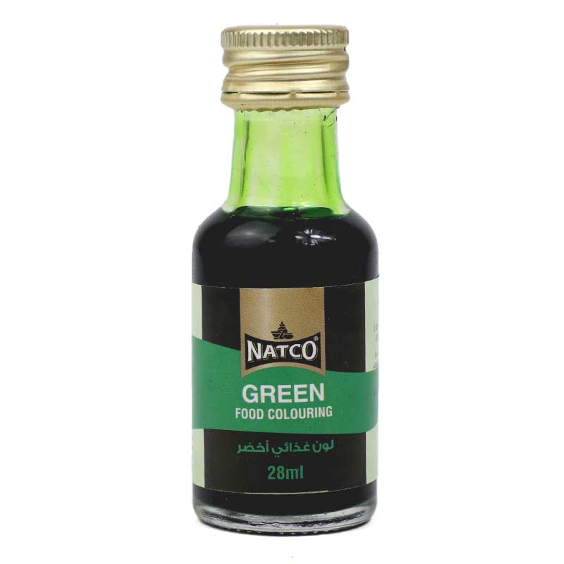 NATCO FOOD COLOUR GREEN 28ML