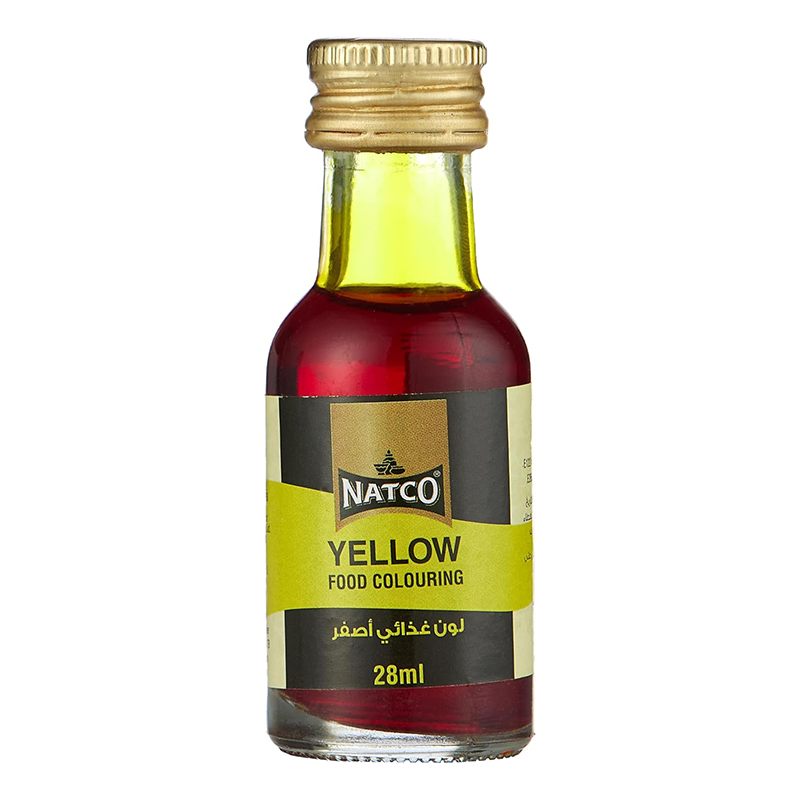 NATCO FOOD COLOUR  YELLOW 28ML