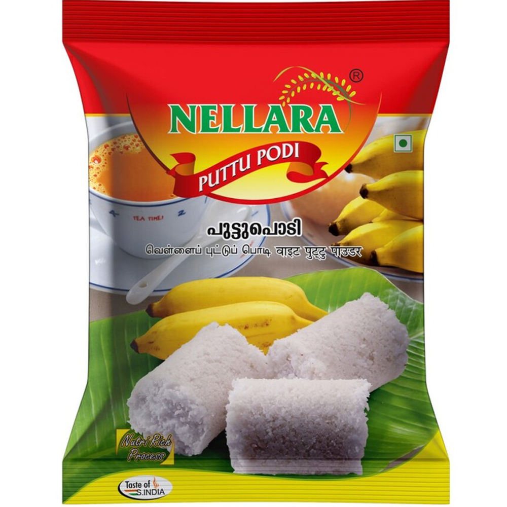 NELLARA WHITE PUTTU POWDER FRIED 1KG