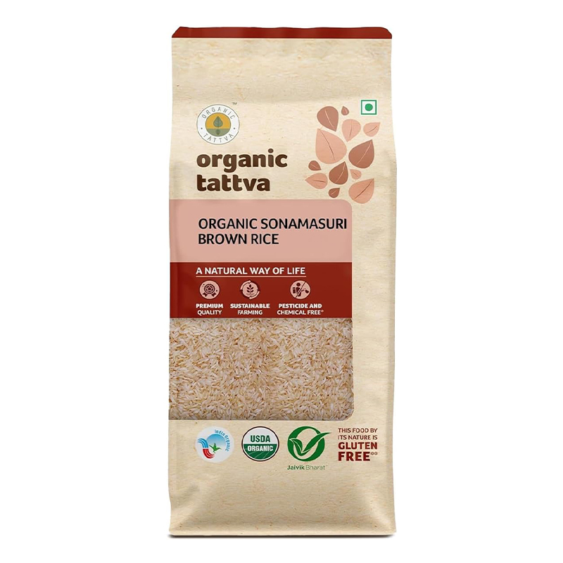 ORGANIC TATTVA SONA MASURI RICE BROWN 1KG