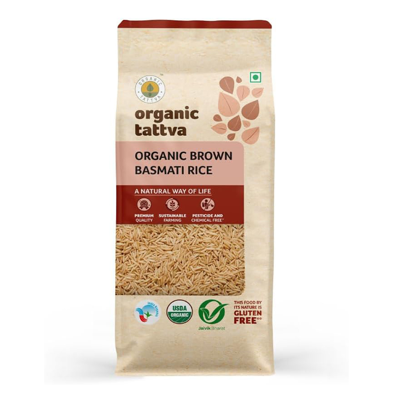 ORGANIC TATTVA BROWN BASMATI RICE 1KG