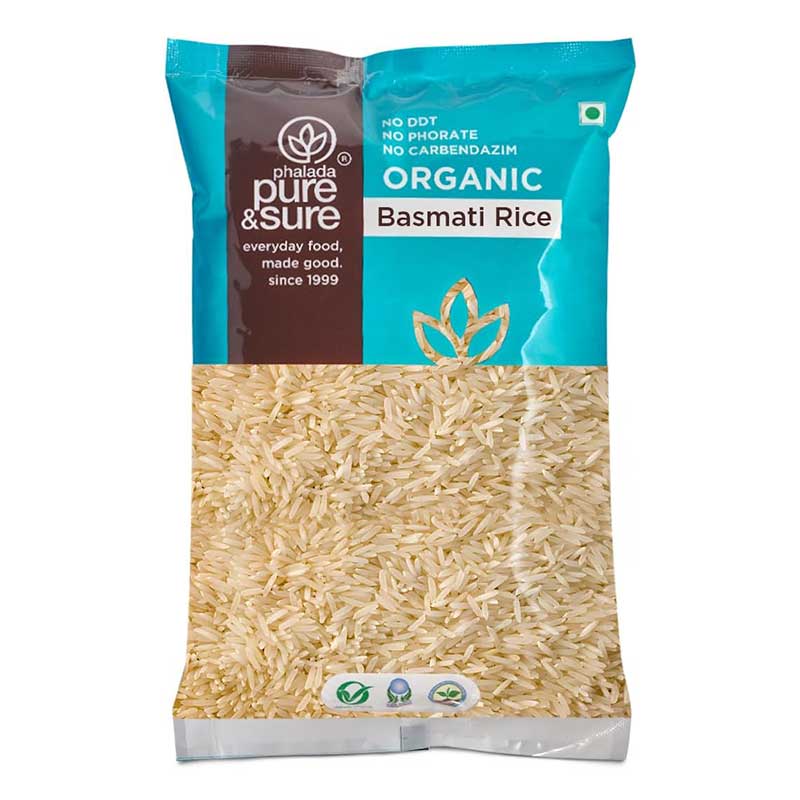 PURE &amp; SURE  ORGANIC BASMATI RICE 1KG
