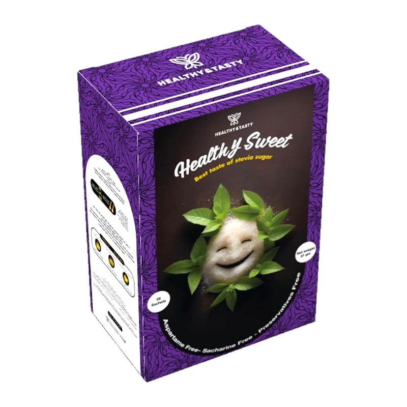 H&amp;T STEVIA SWEETNER PAPER BOX 25X1.5 GM