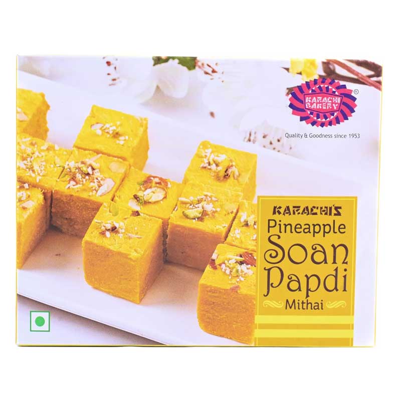 KARACHI PINEAPPLE SOAN PAPDI MITHAI 200GM