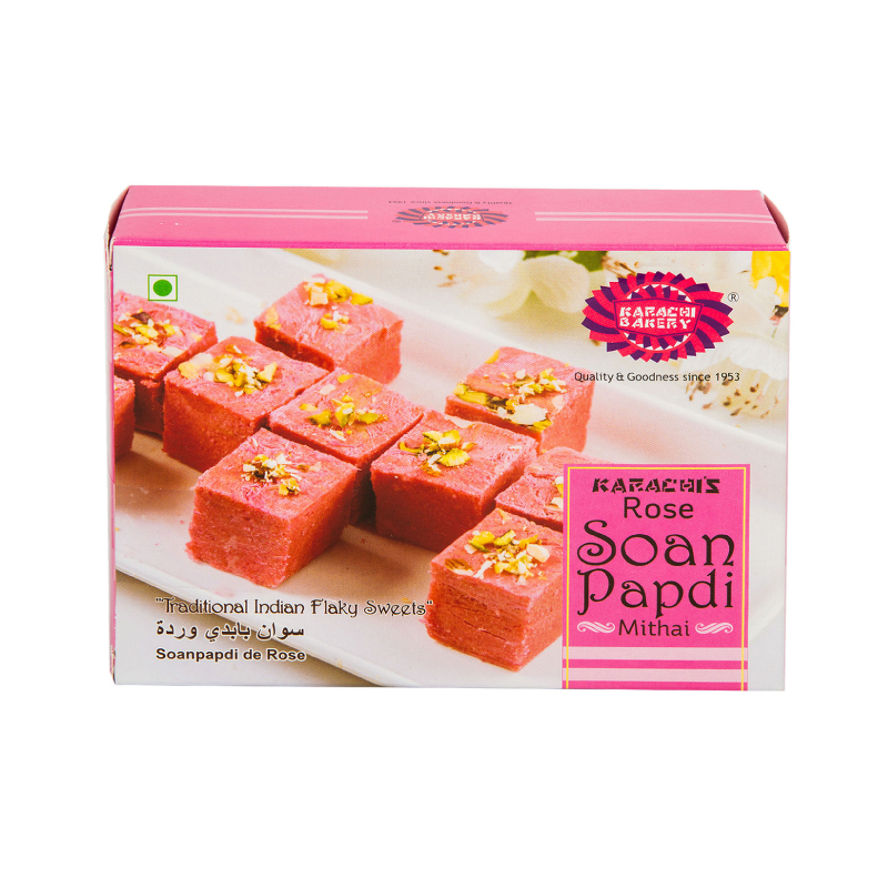 KARACHI ROSE SOAN PAPDI MITHAI 200GM