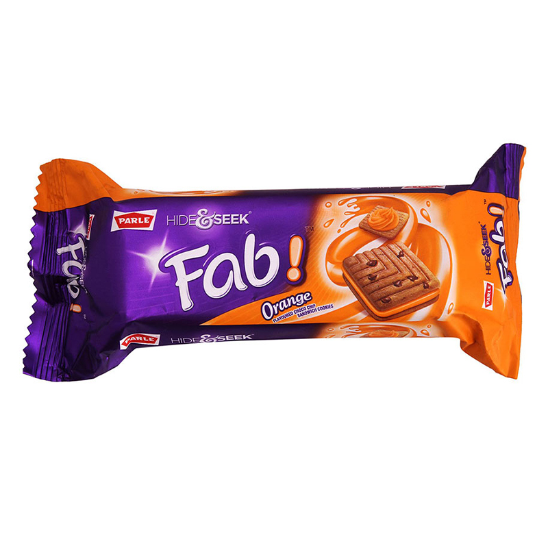 PARLE HIDE&amp;SEEK FAB ORANGE 112GM