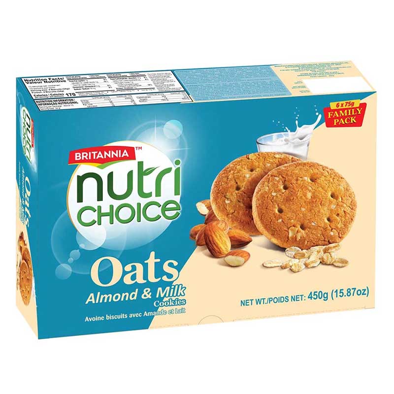 BRIT NUTRI CHOICE OATS ALMOND MILK 75GM
