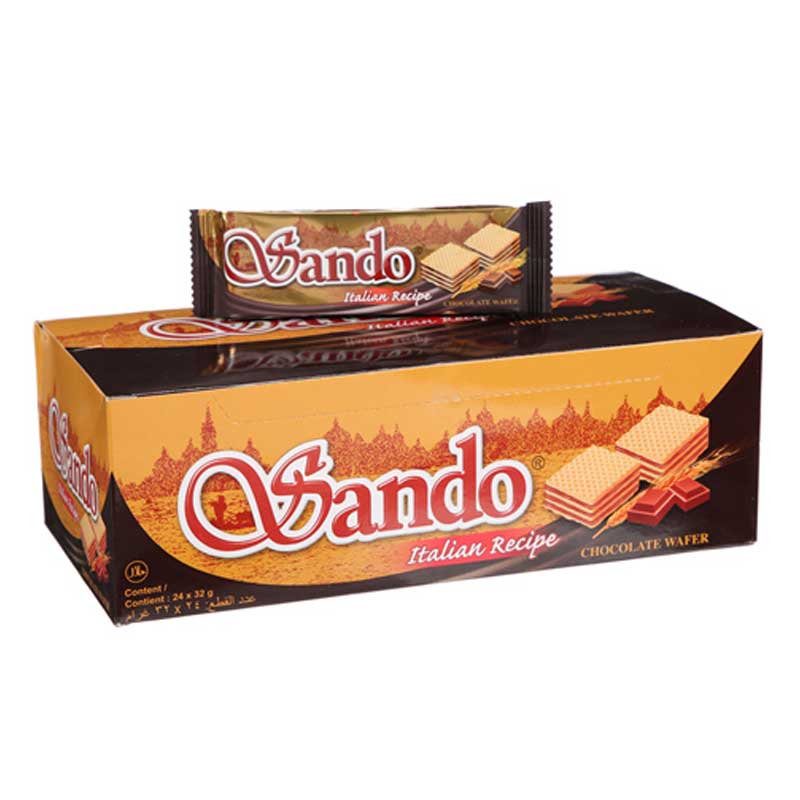 DND SANDO WAFER CHOCOLATE BOX 32G