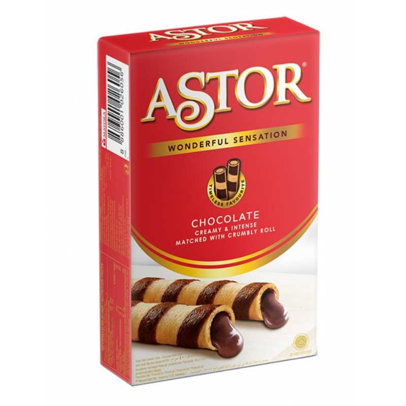 ASTOR CHOCO WAFER PKT 40G