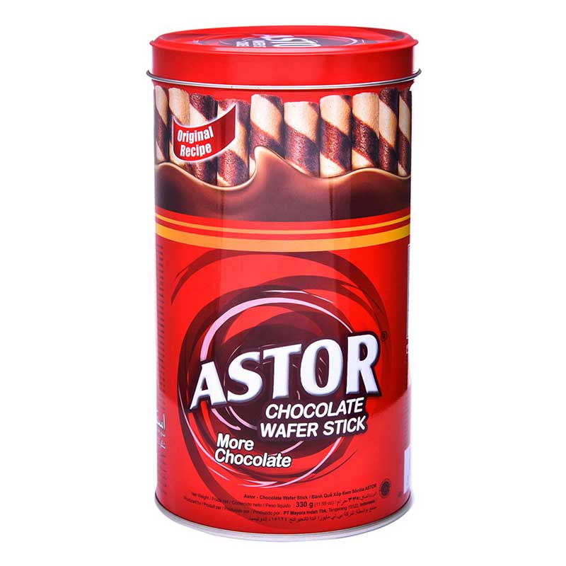 ASTOR CHOCO WAFER TIN 330G