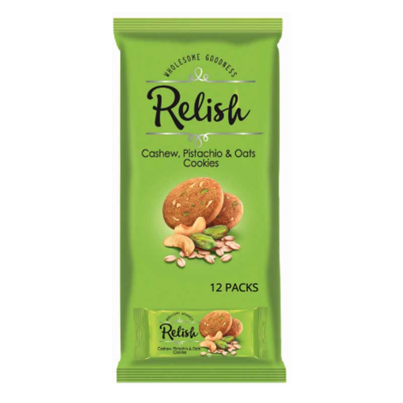 RELISH CASHEW &amp; PISTACHIO OATS COOKIES