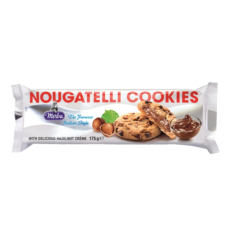 MERBA NOUGATELLI COOKIES 175GM
