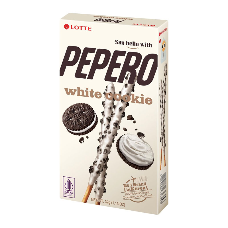 LOTTE PEPERO WHITE COOKIE 32GM