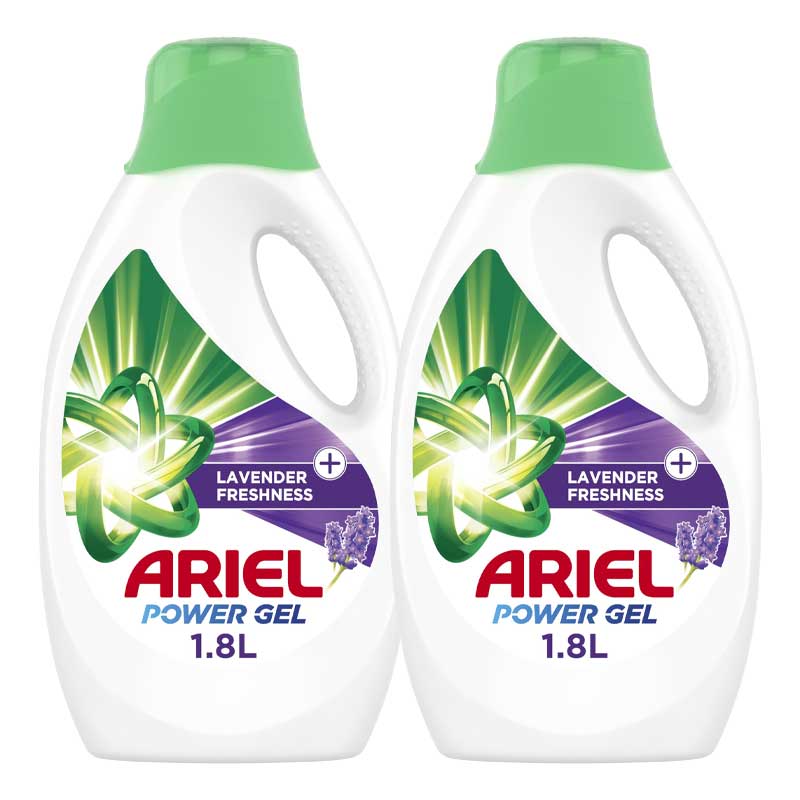 ARIEL LIQUID LAVENDER 2X1.8LTR