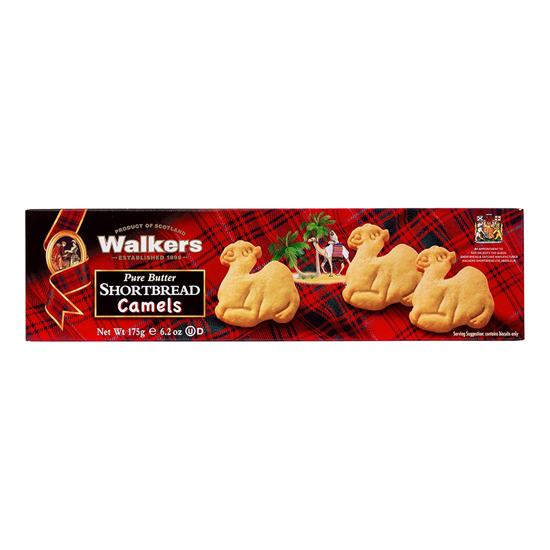 WALKERS PURE BUTTER SHORT BREAD CAMELS 175GM