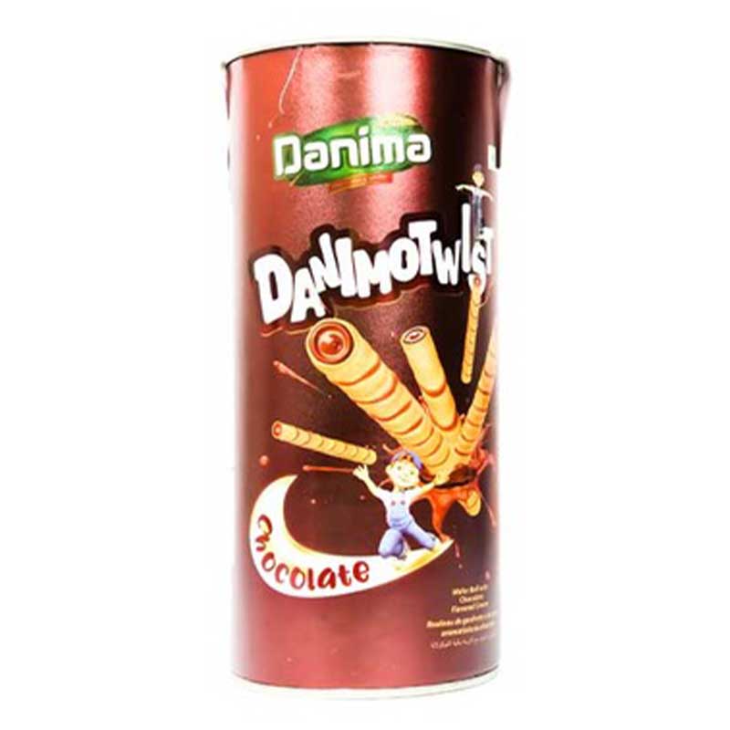 DANIMA TWIST CHOCOLATE  WAFER ROLL 200GM