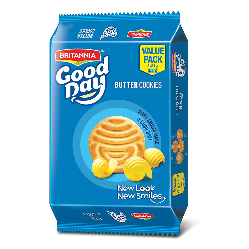 DND BRITANNIA  GOOD DAY BUTTER 8X72GM