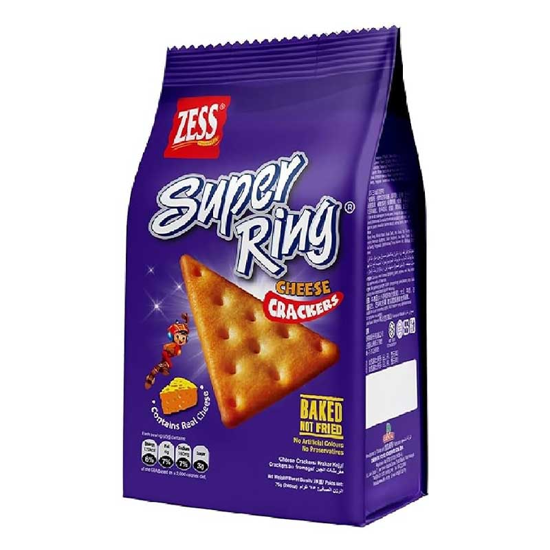 ZESS SUPER RING CHEESE CRACKER 75GM