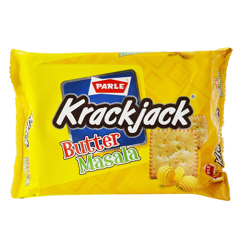 PARLE KRACKJACK BUTTER MASALA BISCUITS 124.2GM