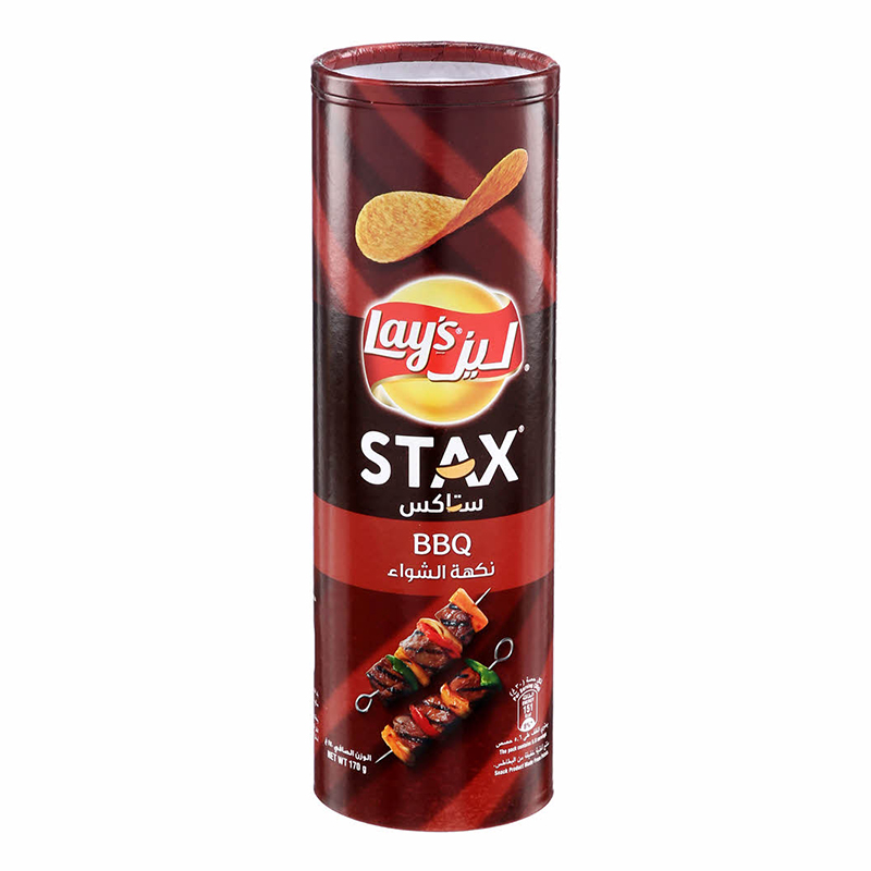 LAYS STAX BBQ 170GM