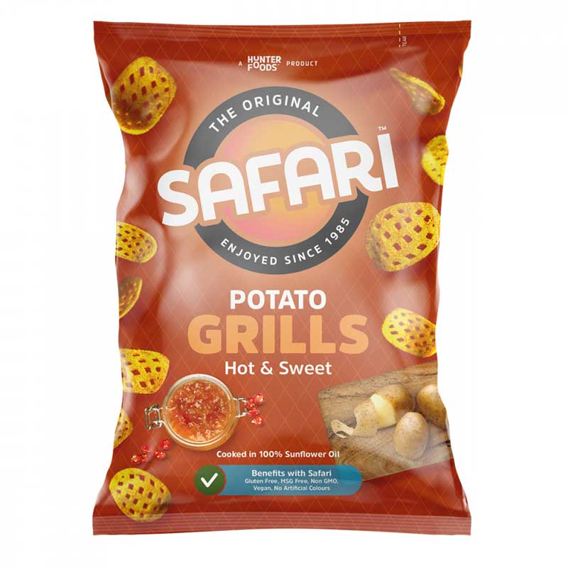 SAFARI POTATO GRILLS HOT &amp; SWT 60GM